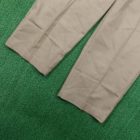 NWT CROFT & BARROW FLAT FRONT CLASSIC FIT KHAKI CHINO PANTS MENS 32X30 NEW! - Picture 6 of 10